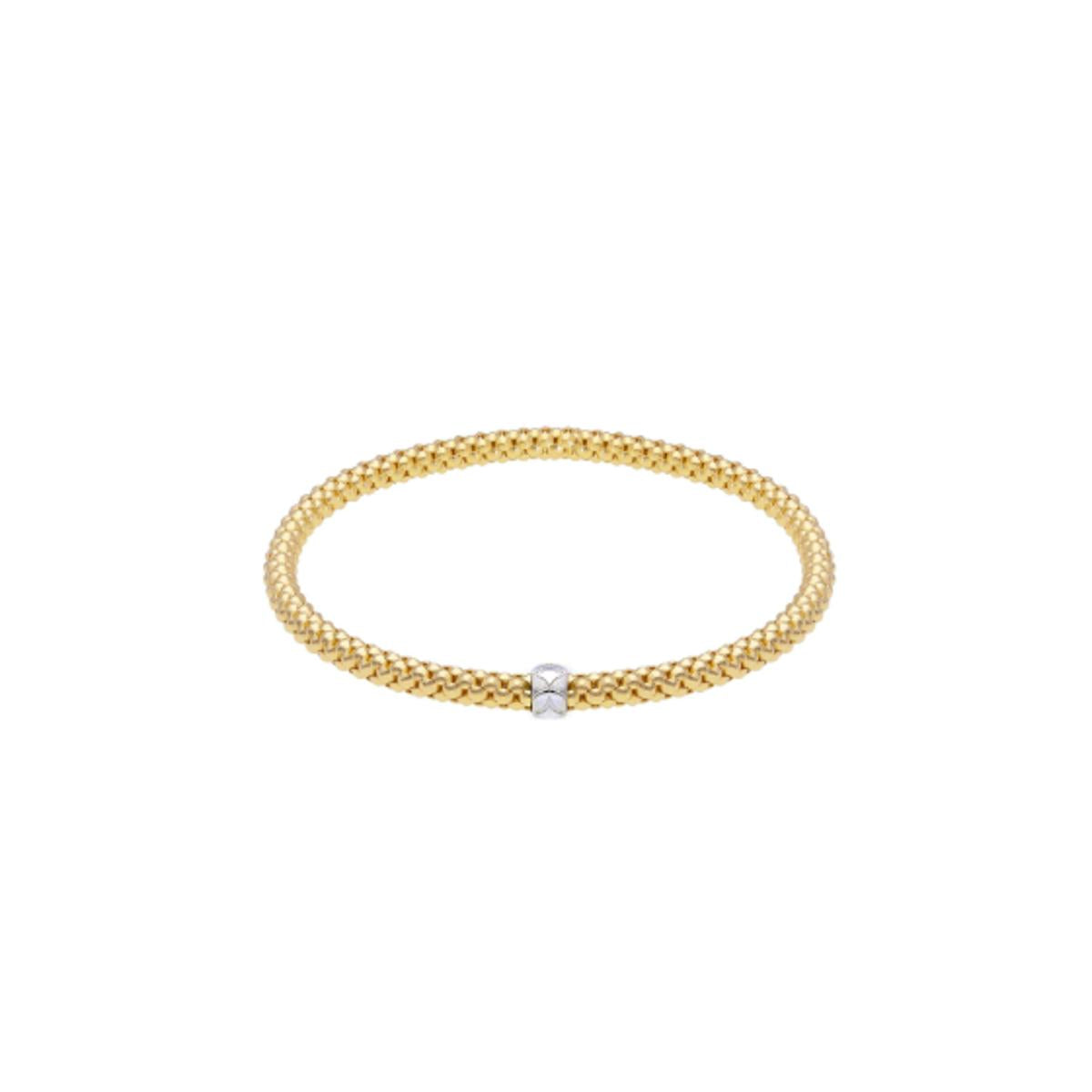 18K Gold Elastic Bracelet