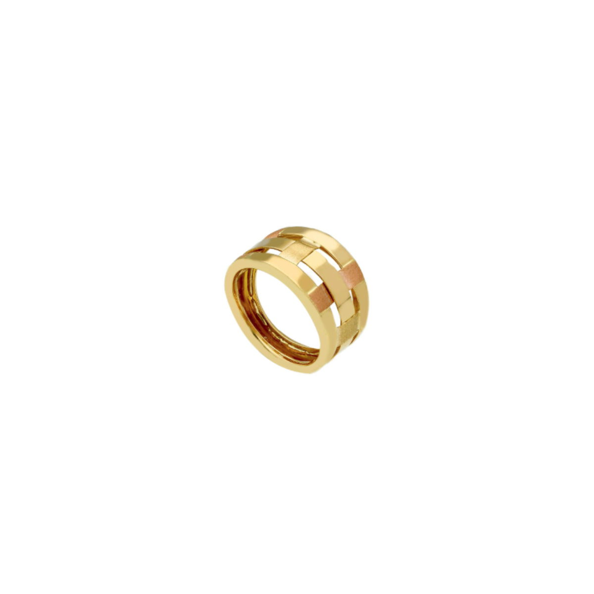 18K Gold Slab Ring