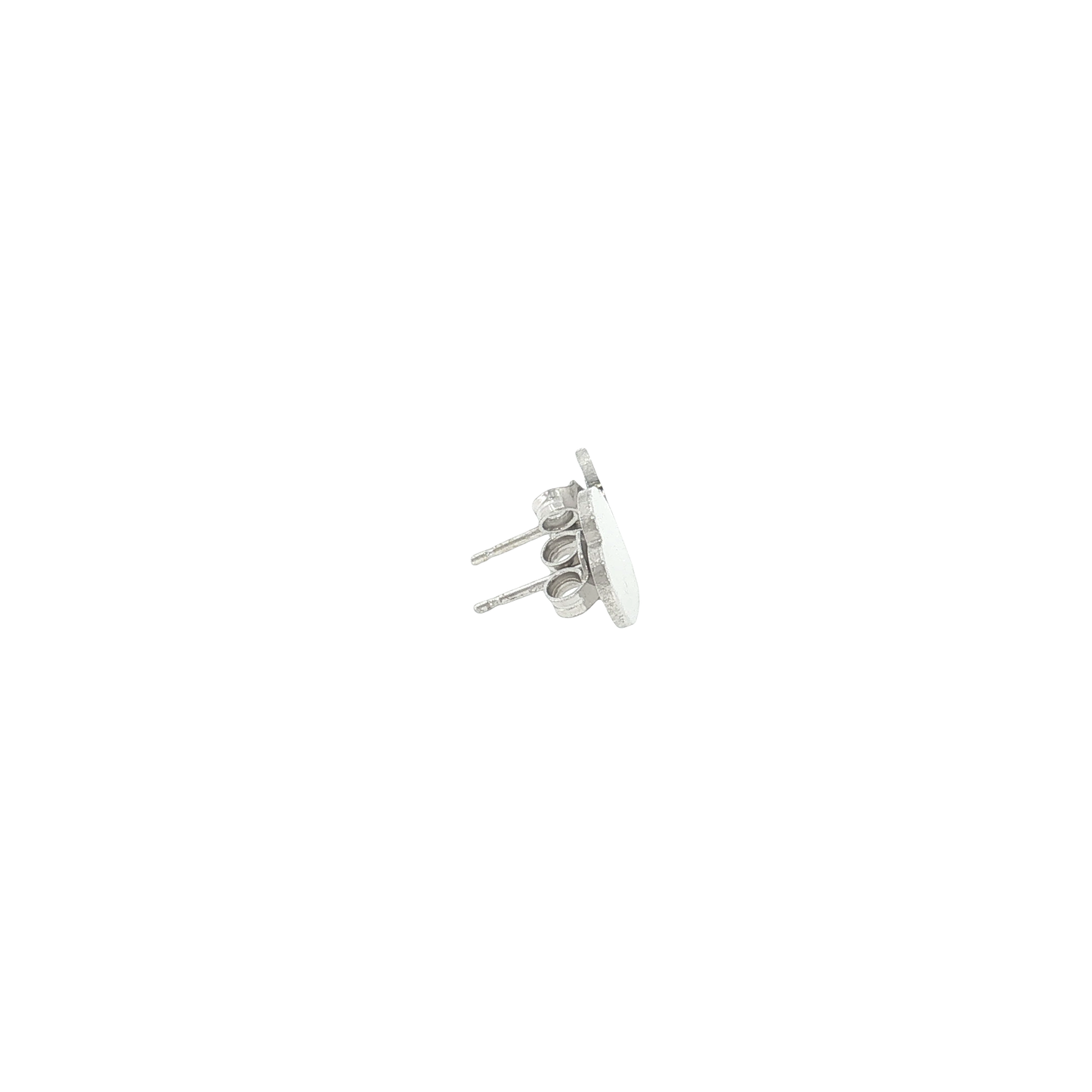18K Gold Heart Studs