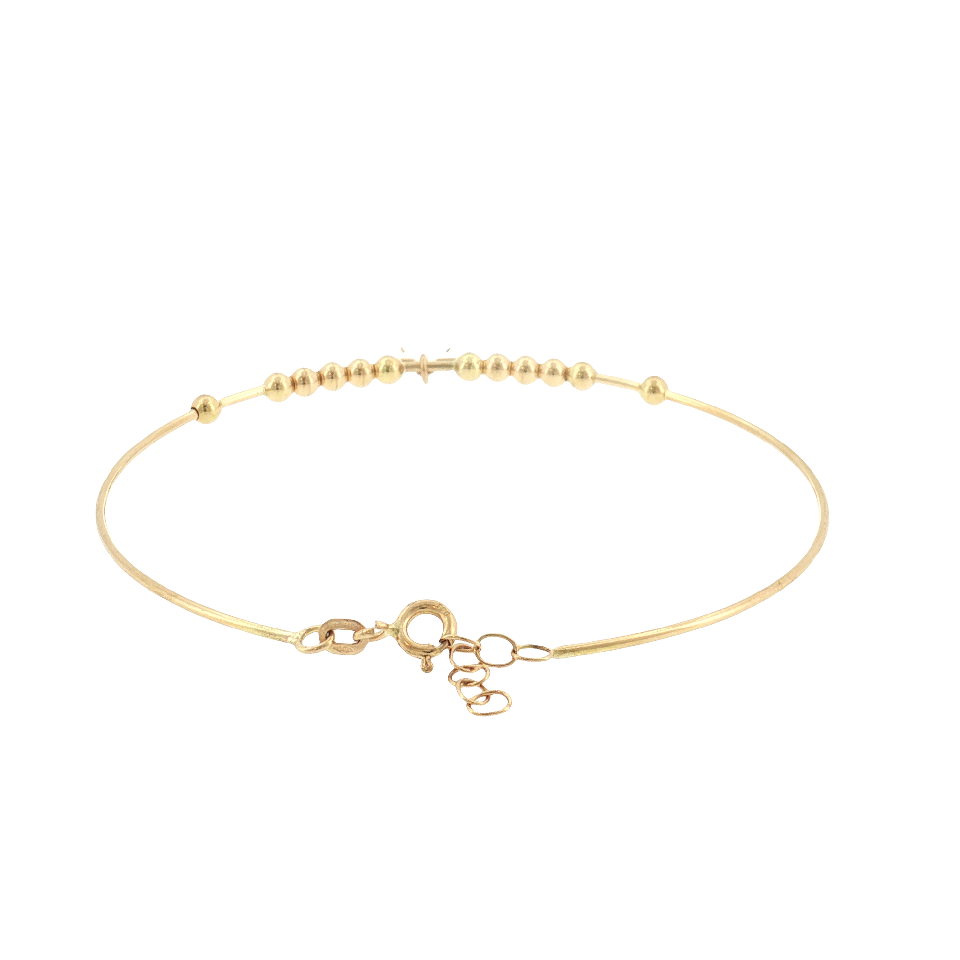 18K Gold Star Bangle
