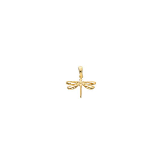18K Gold Dragonfly