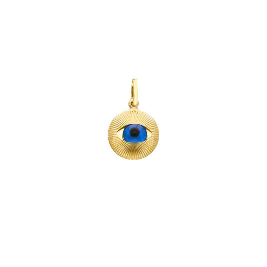 18K Gold Evil Eye