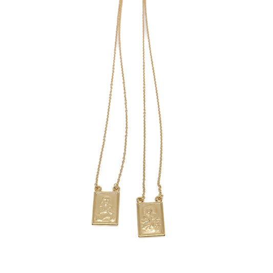 18K Gold Scapular