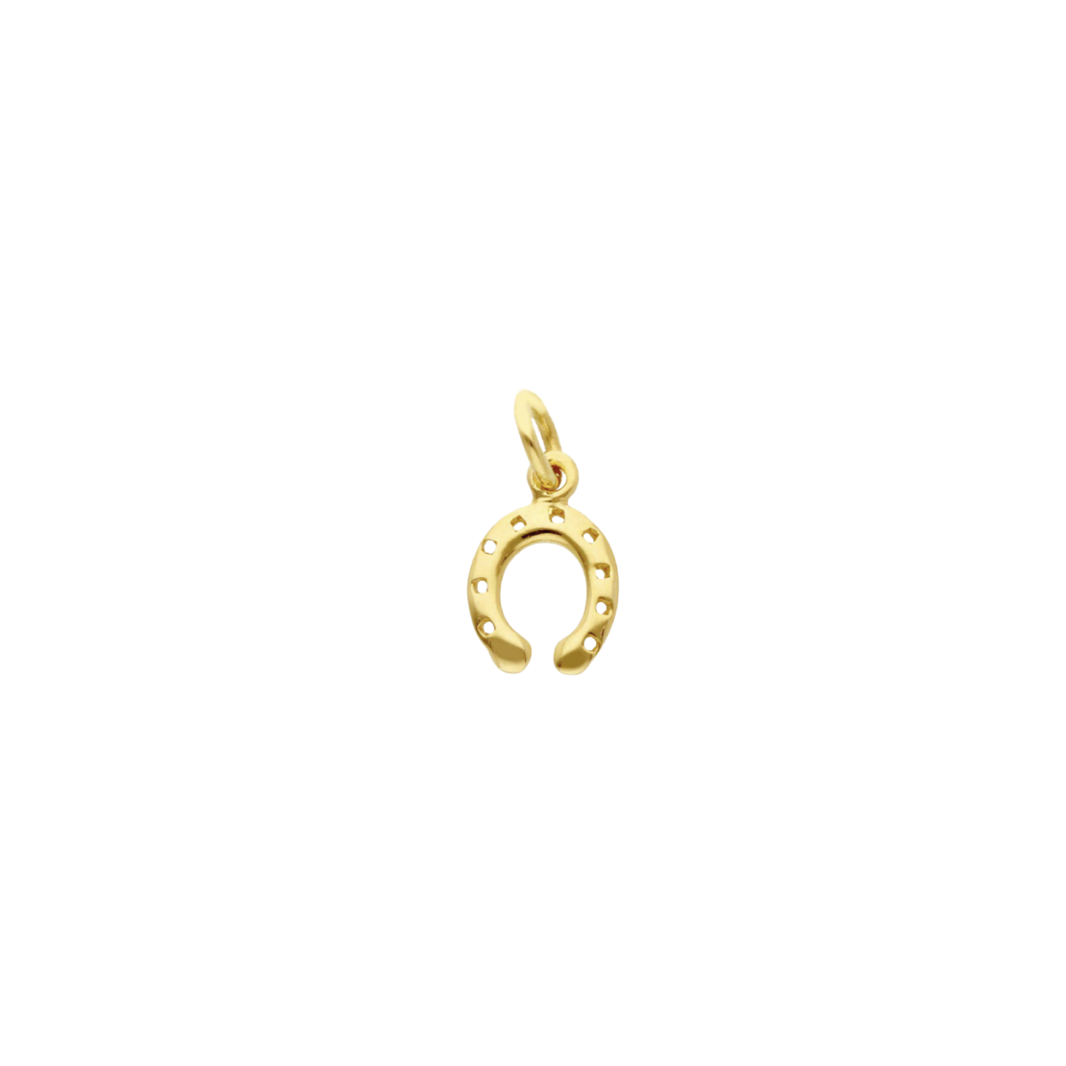 18k Horseshoe Pendant