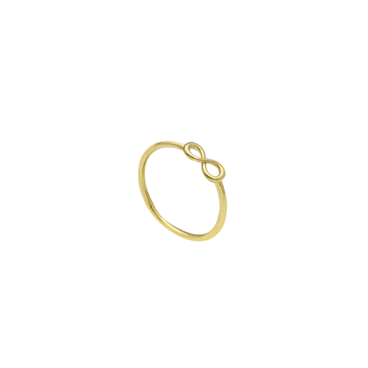 18K Gold Infinity Ring