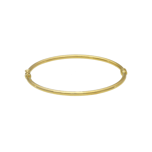 18K Round Bangle Bracelet