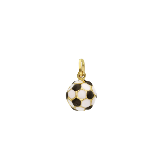 18K Soccer Ball Pendant