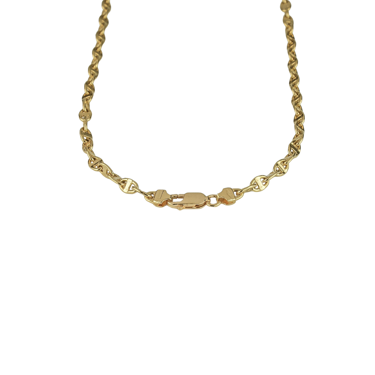 18K Gold Anchor Chain