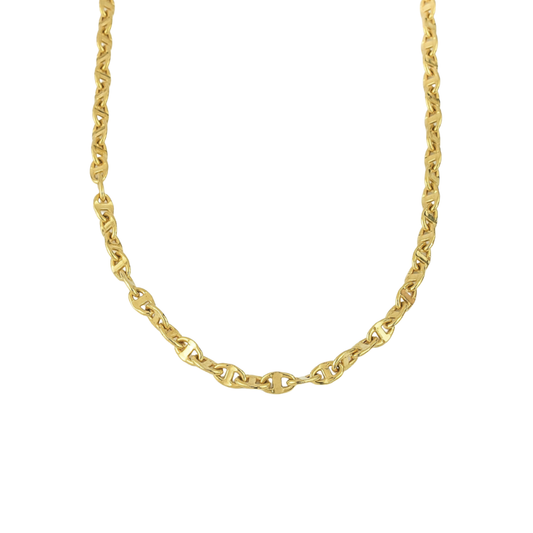 18K Gold Anchor Chain