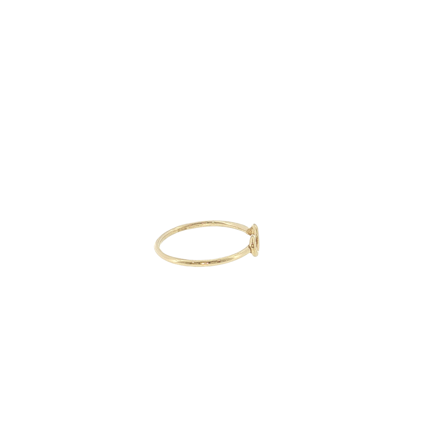 18K Gold Infinity Ring