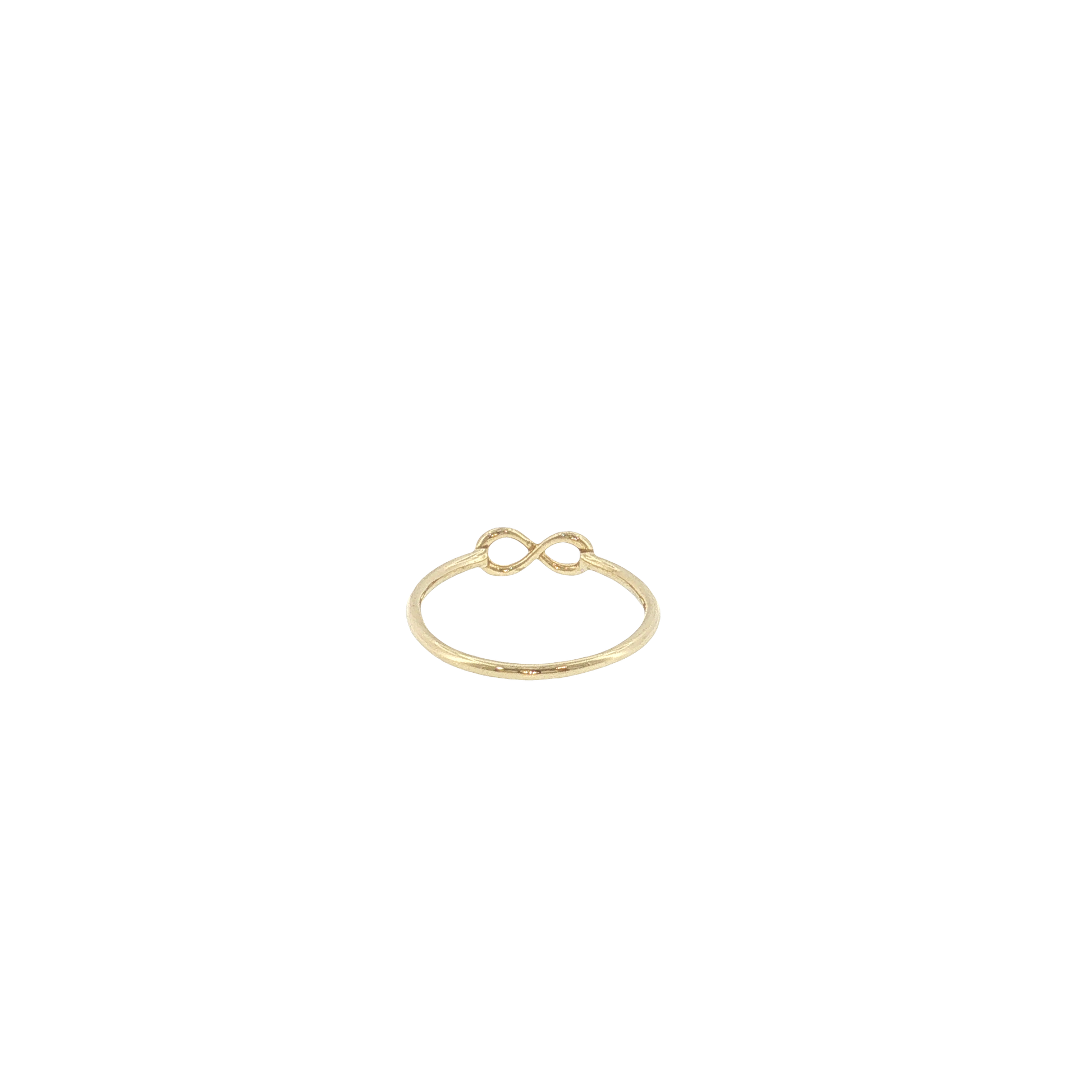 18K Gold Infinity Ring