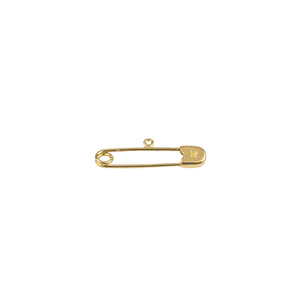 18K Gold Safety Pin