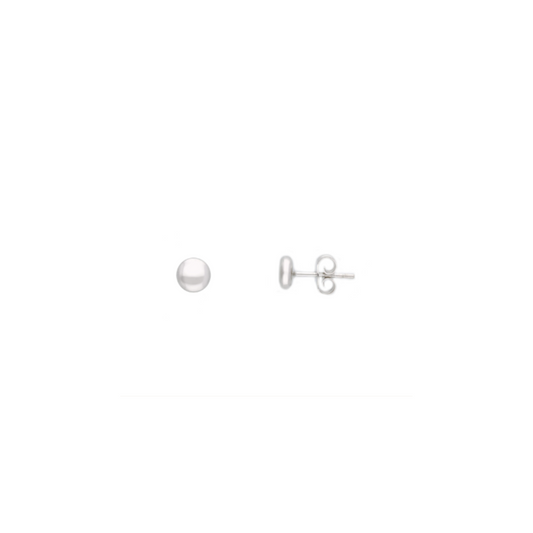 18K White Gold Small Buttons