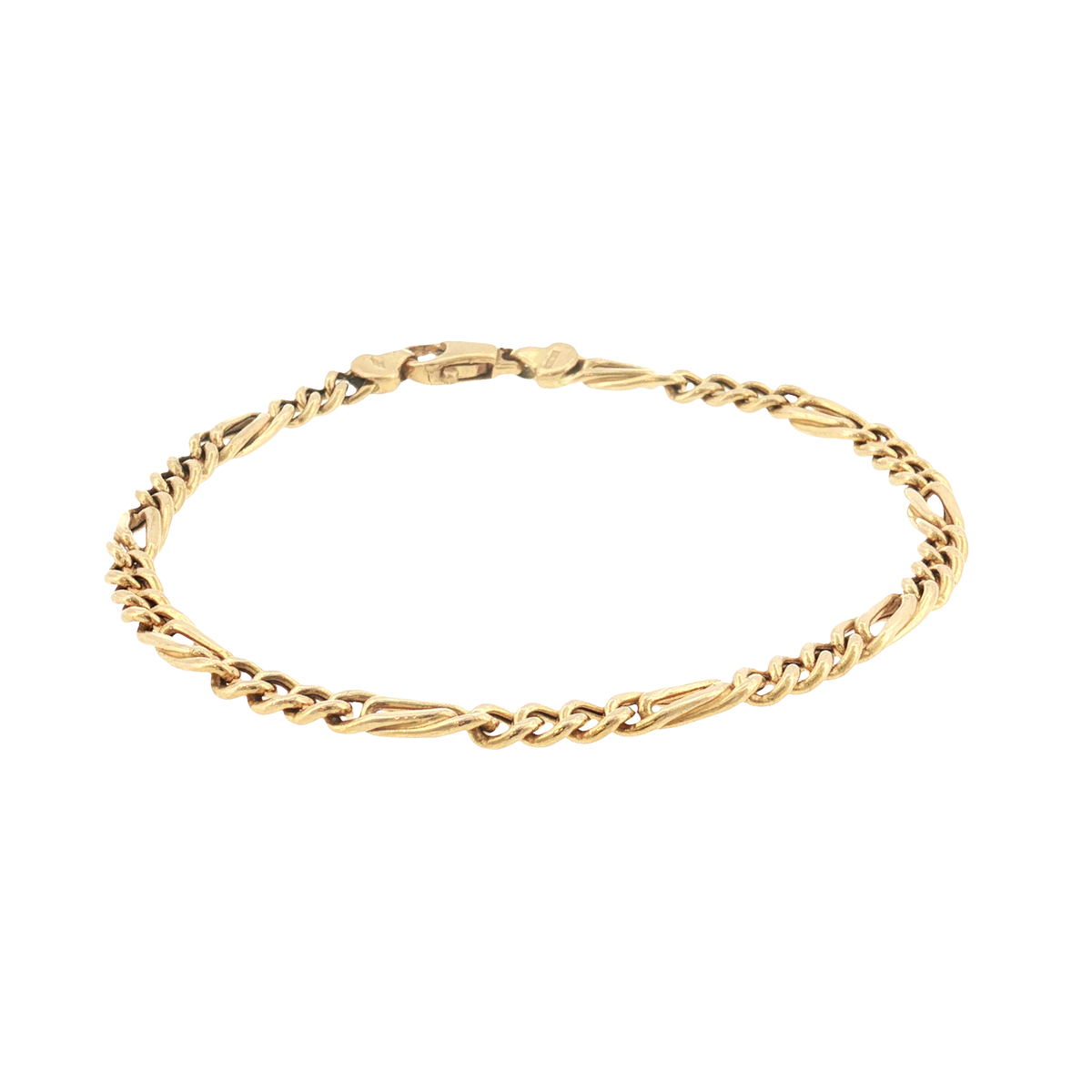 18K Gold Figaro Bracelet
