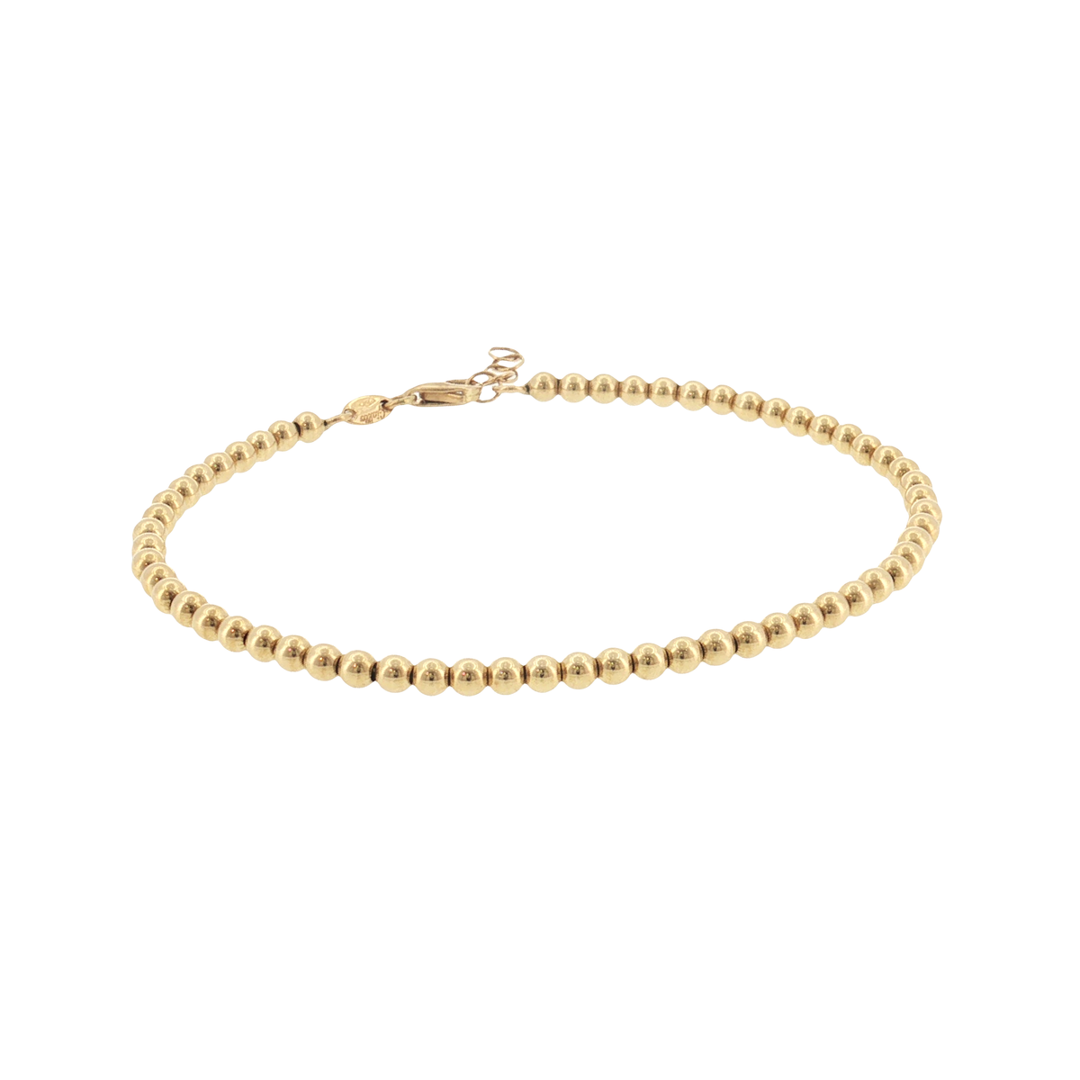 18K Gold Ball Bracelet