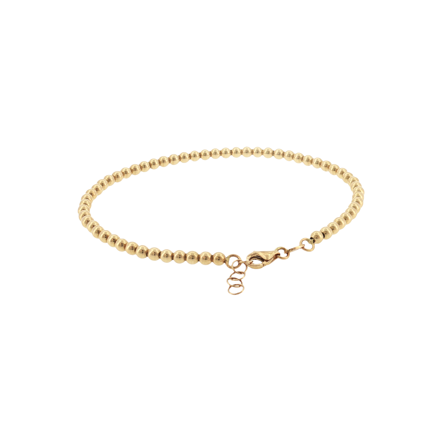 18K Gold Ball Bracelet