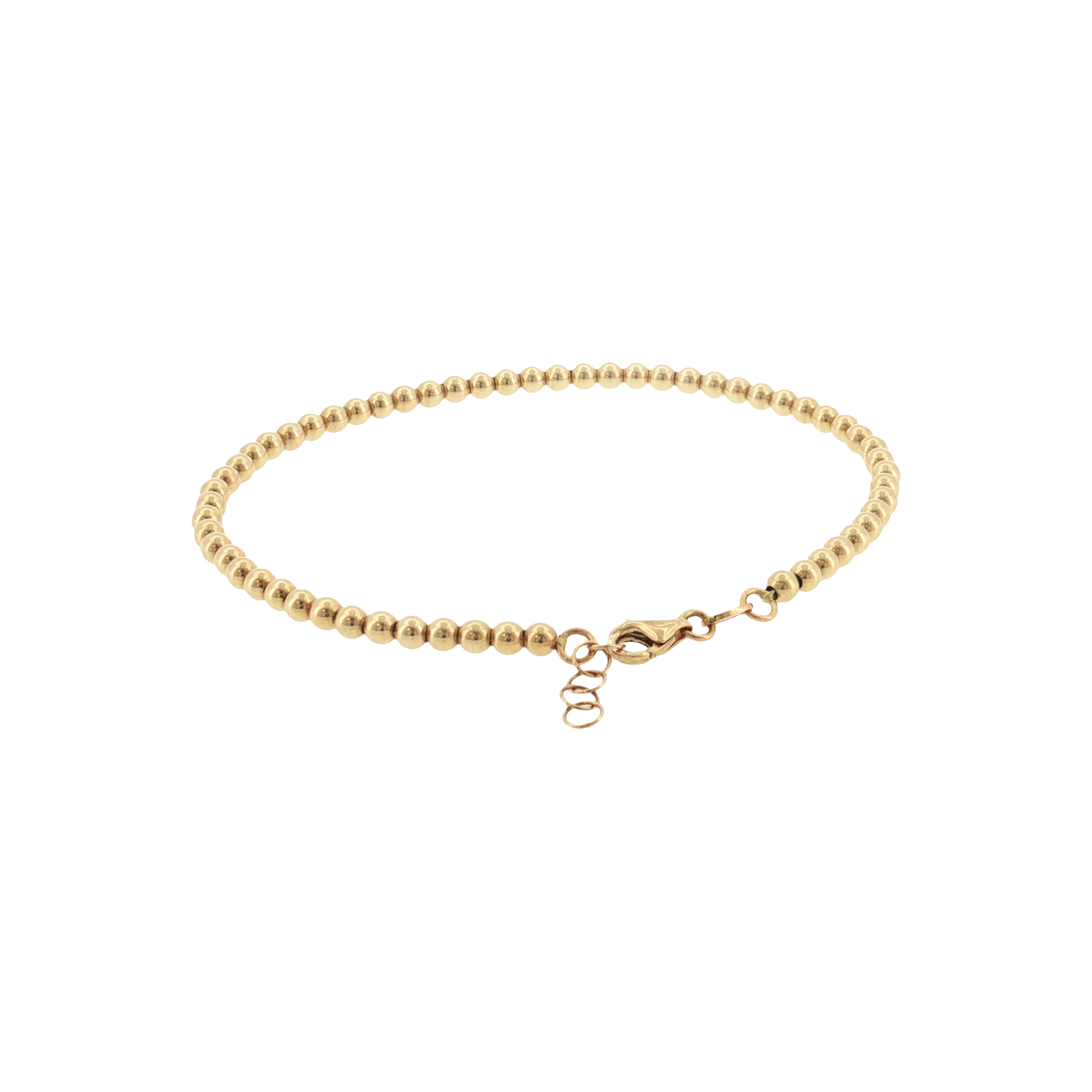 18K Gold Ball Bracelet
