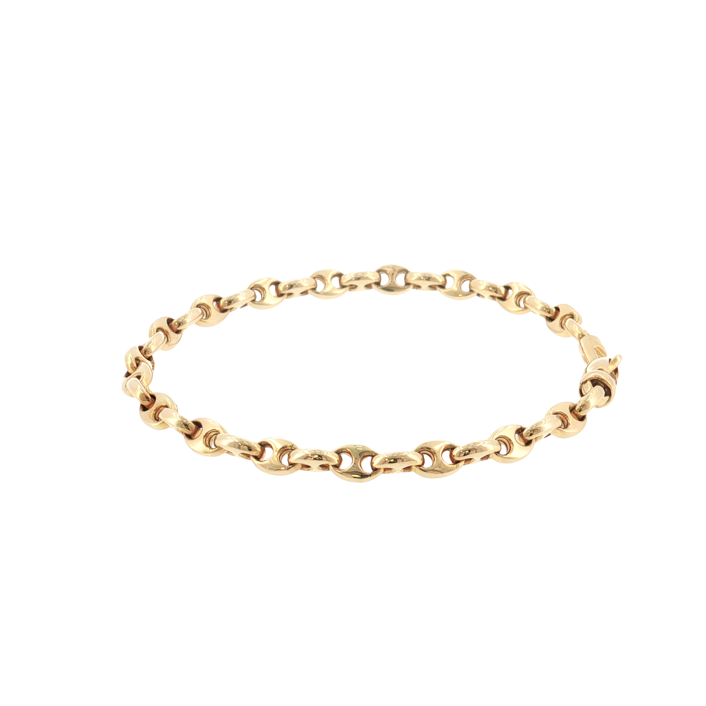 18K Gold Double Mariner Bracelet