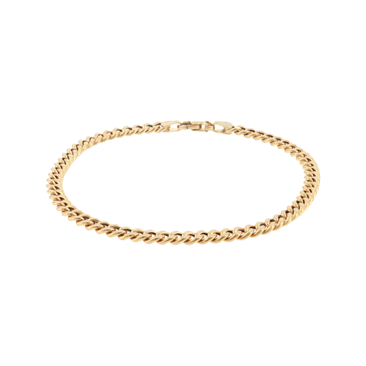18K Gold Cuban Link Bracelet