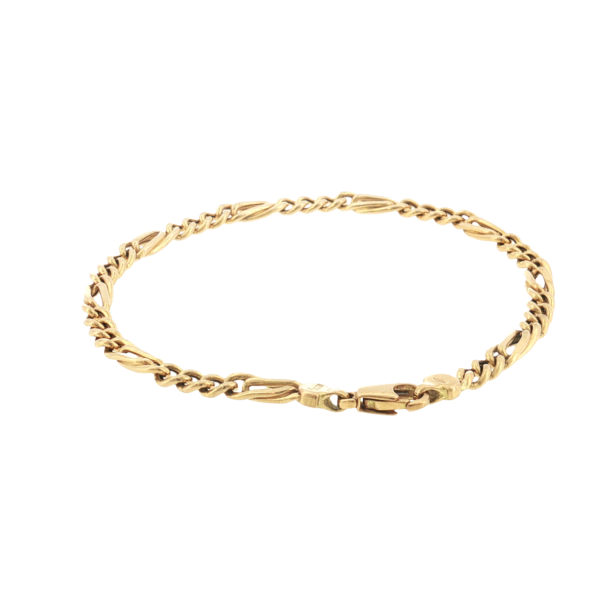 18K Gold Figaro Bracelet