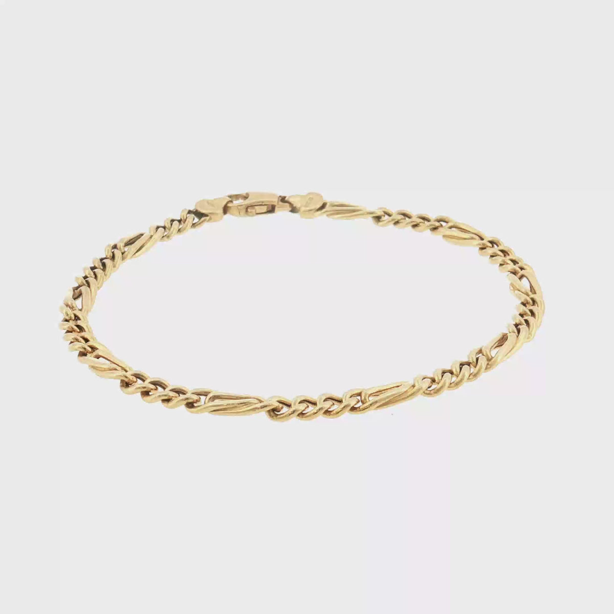 18K Gold Figaro Bracelet