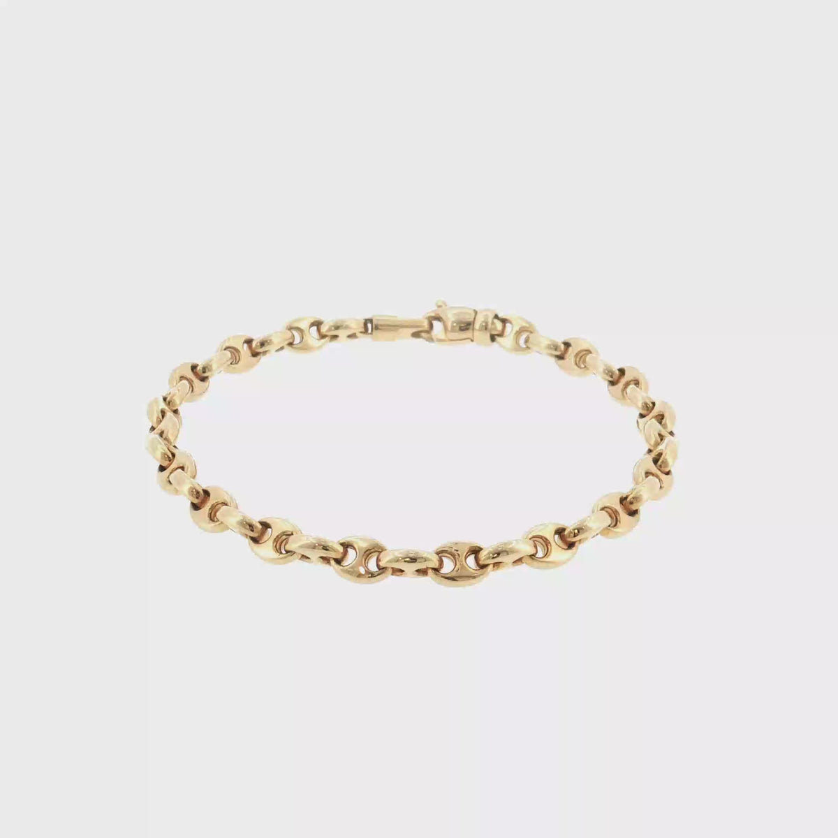 18K Gold Double Mariner Bracelet