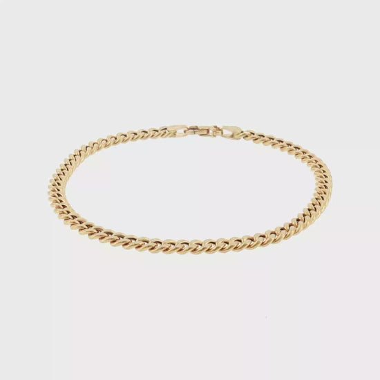 18K Gold Cuban Link Bracelet