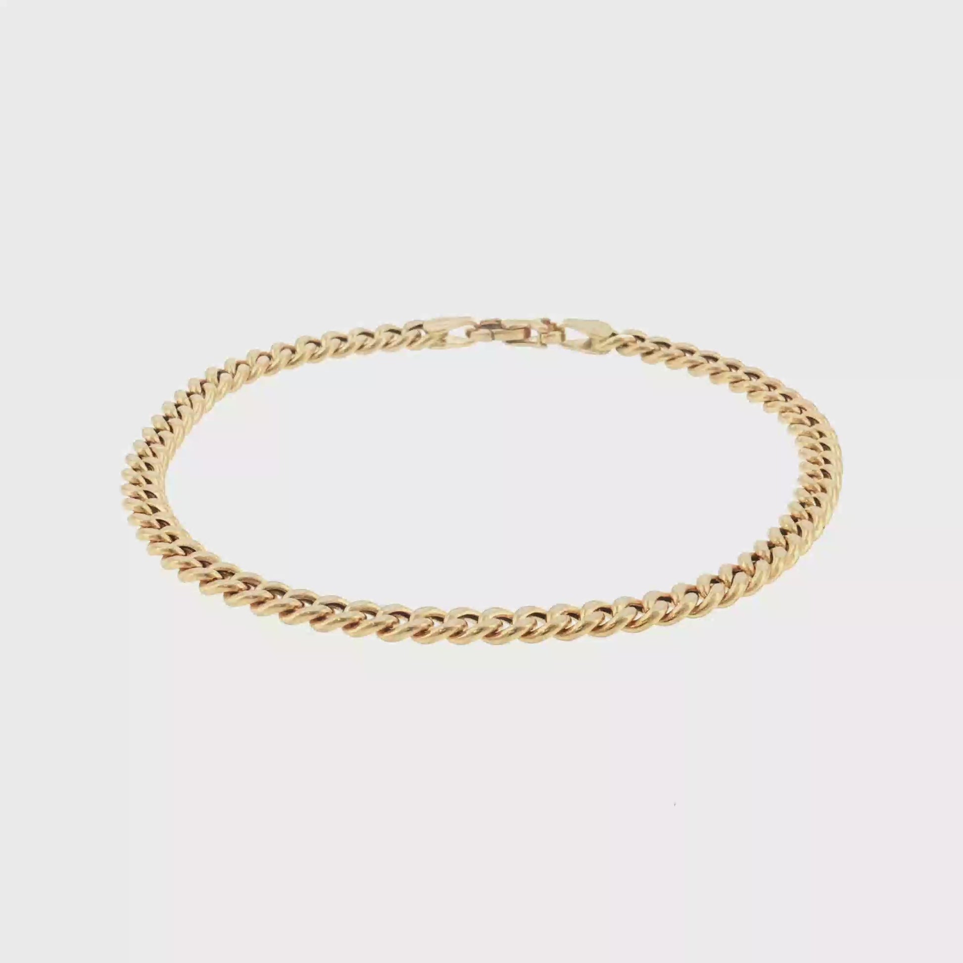 18K Gold Cuban Link Bracelet