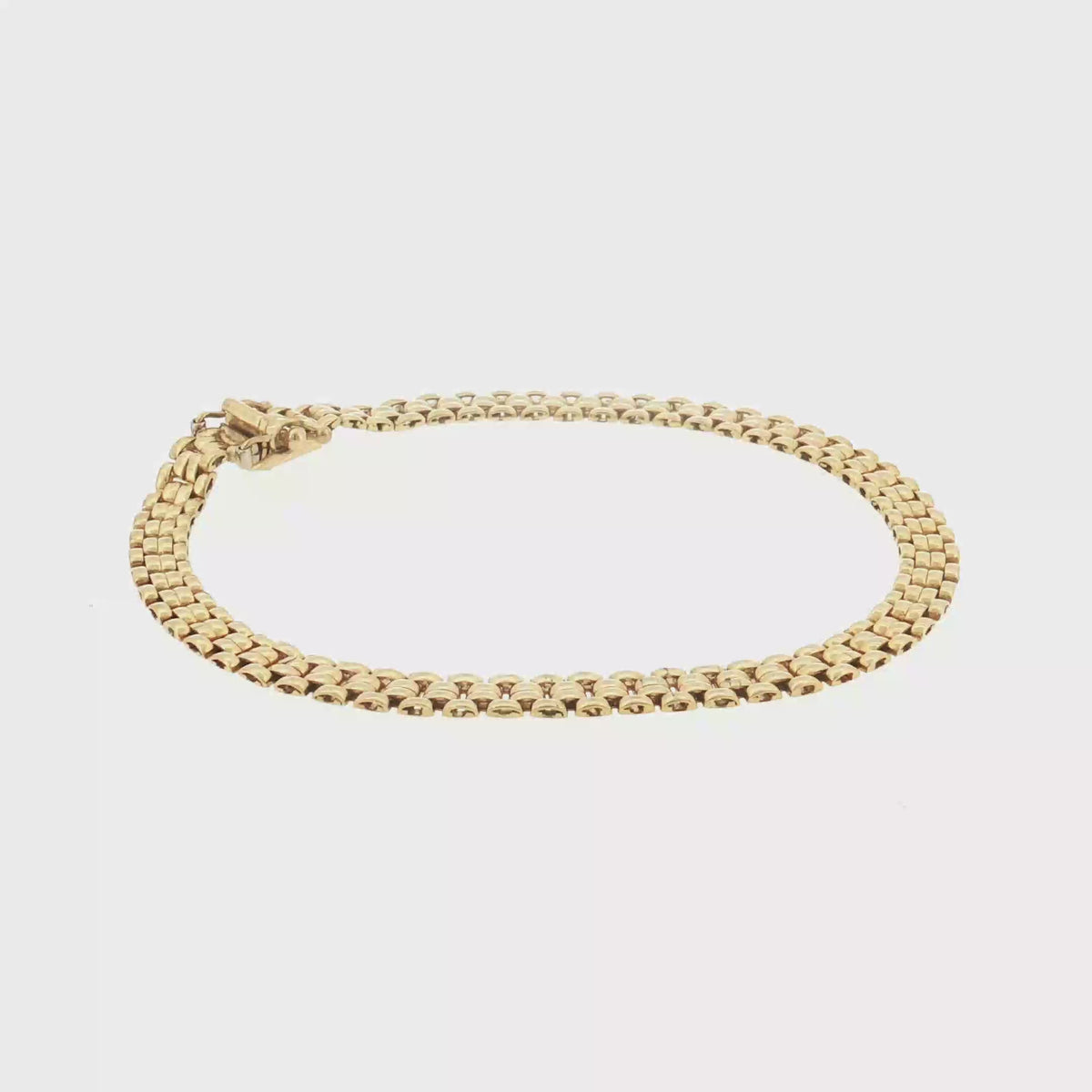 18K Gold Mini Panther Bracelet