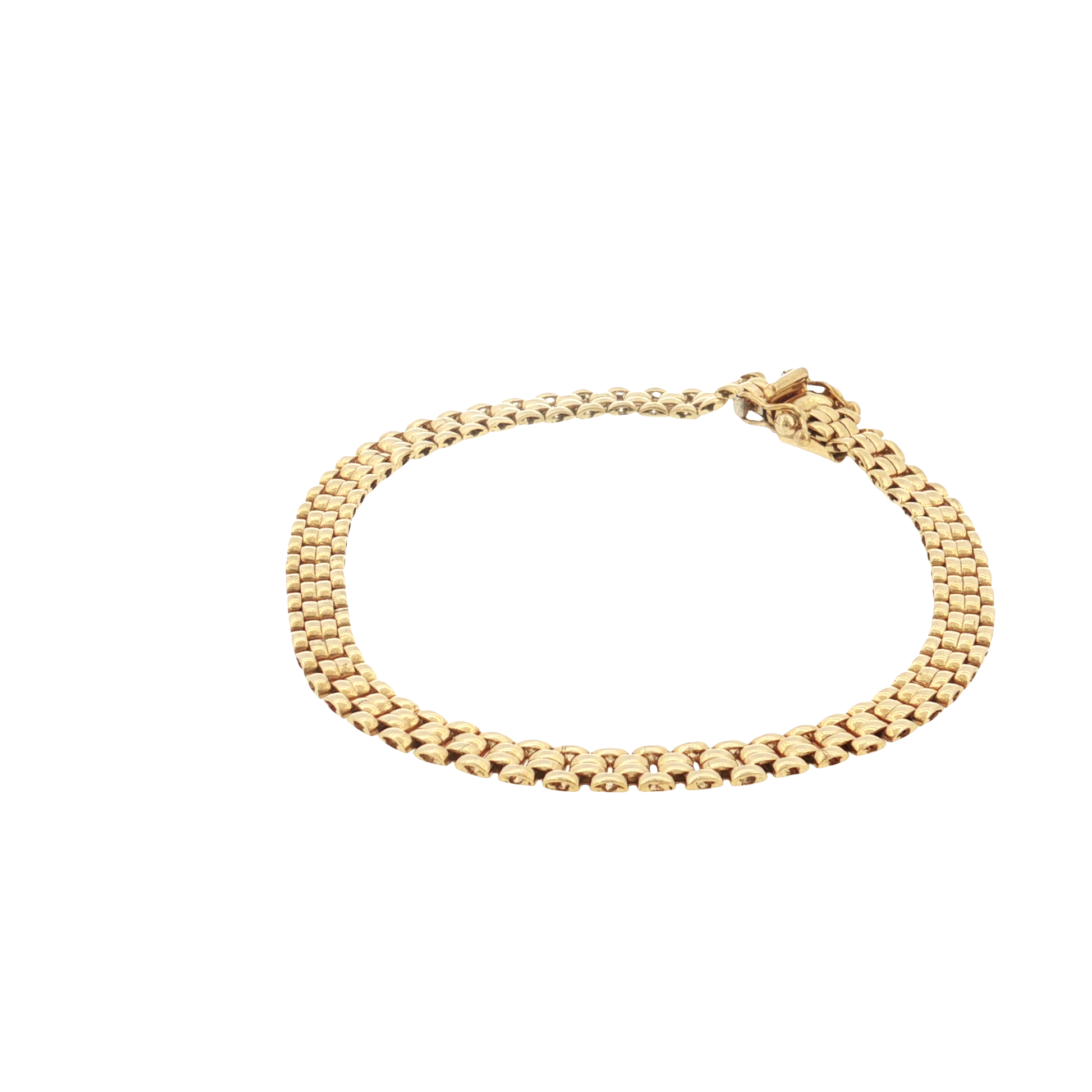 18K Gold Mini Panther Bracelet