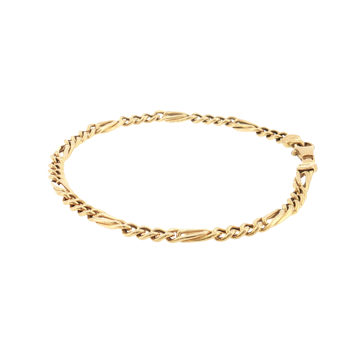 18K Gold Figaro Bracelet