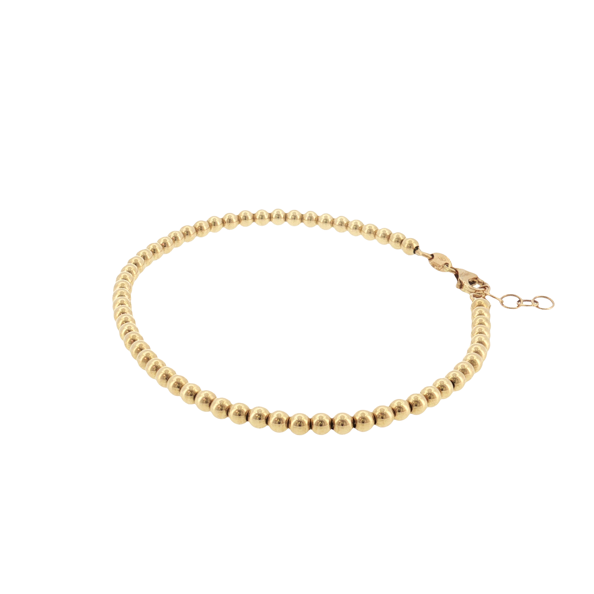 18K Gold Ball Bracelet