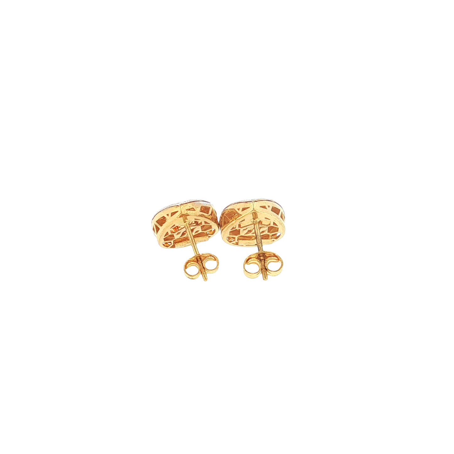 18K Gold Two-Tone Drop
