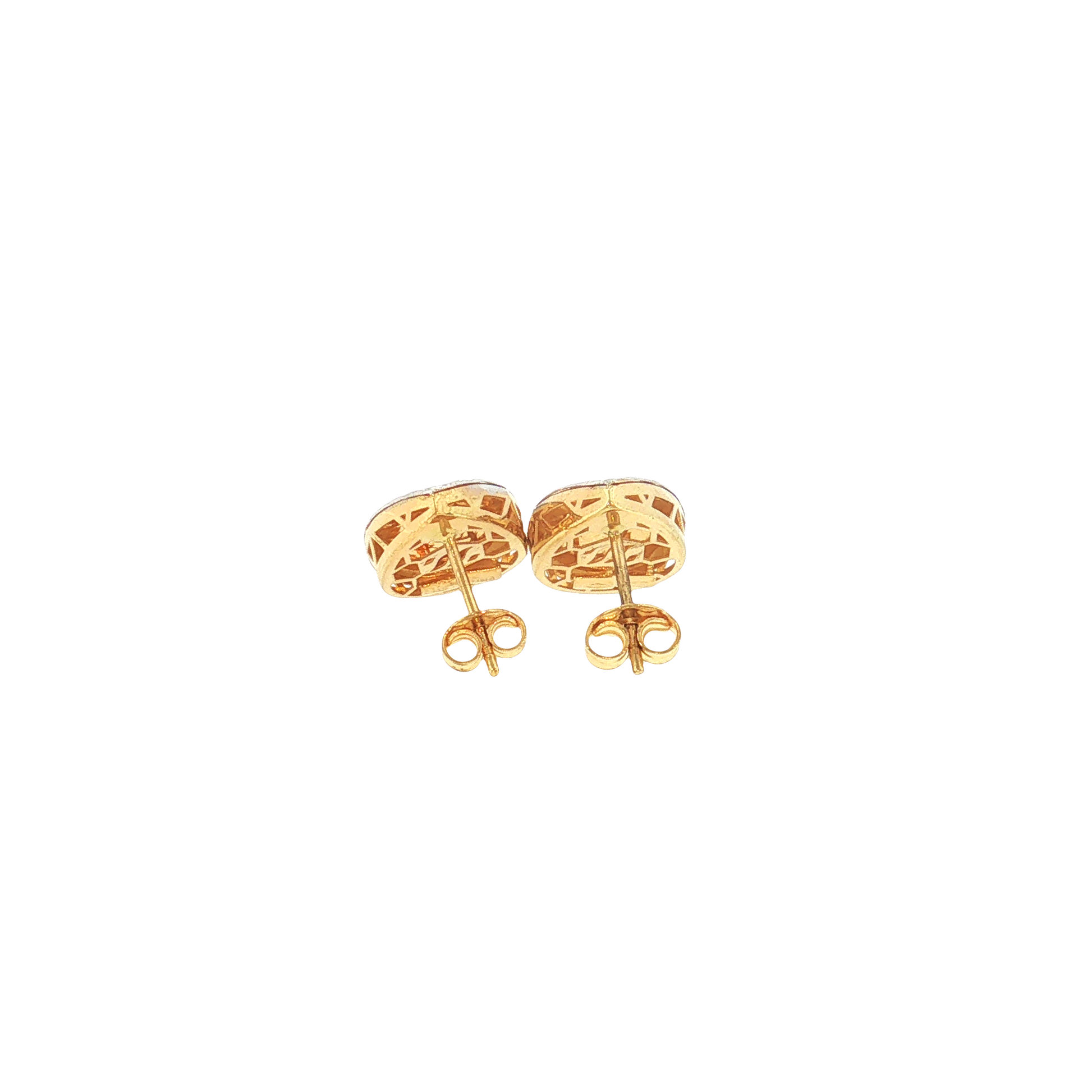 18K Gold Two-Tone Drop