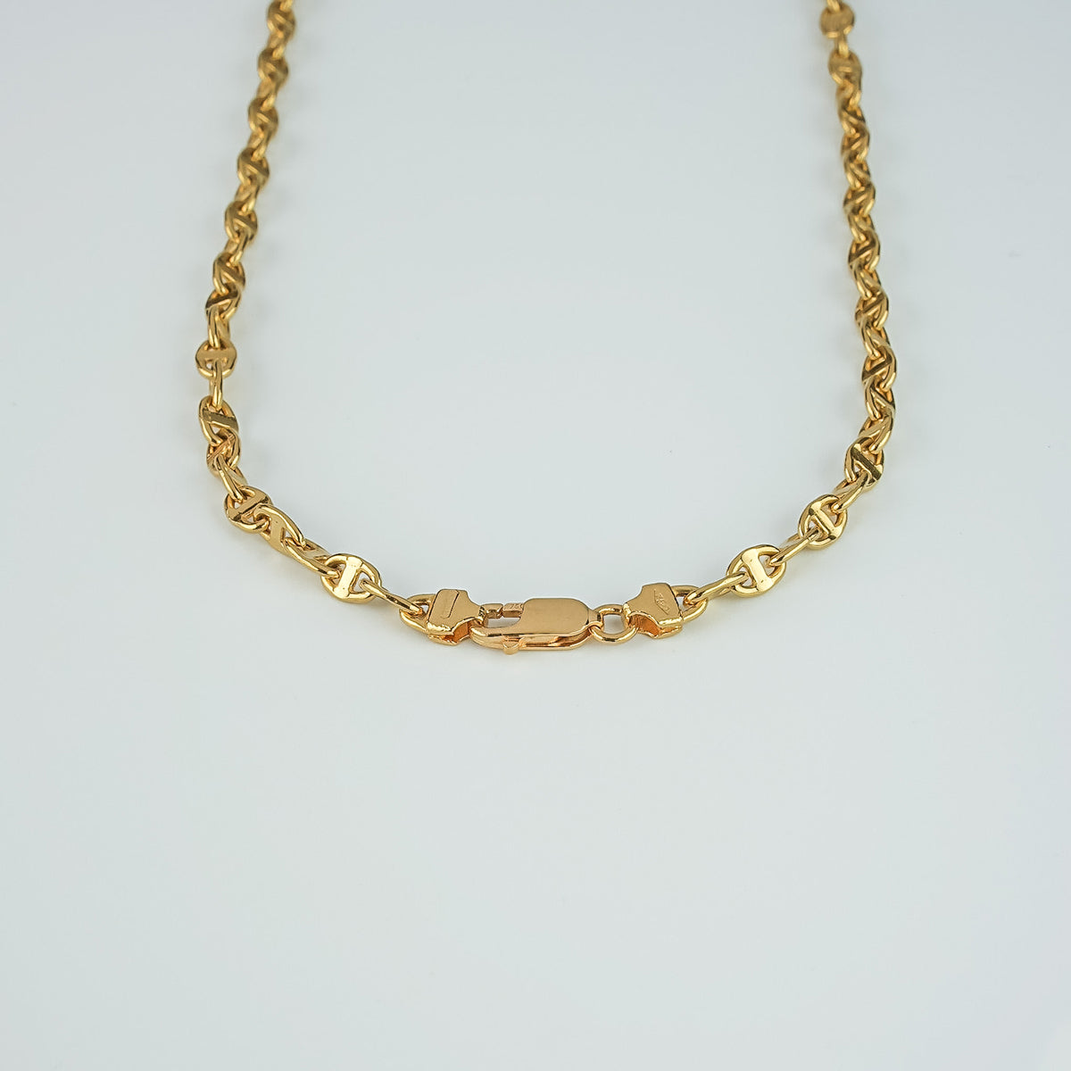 18K Gold Anchor Chain