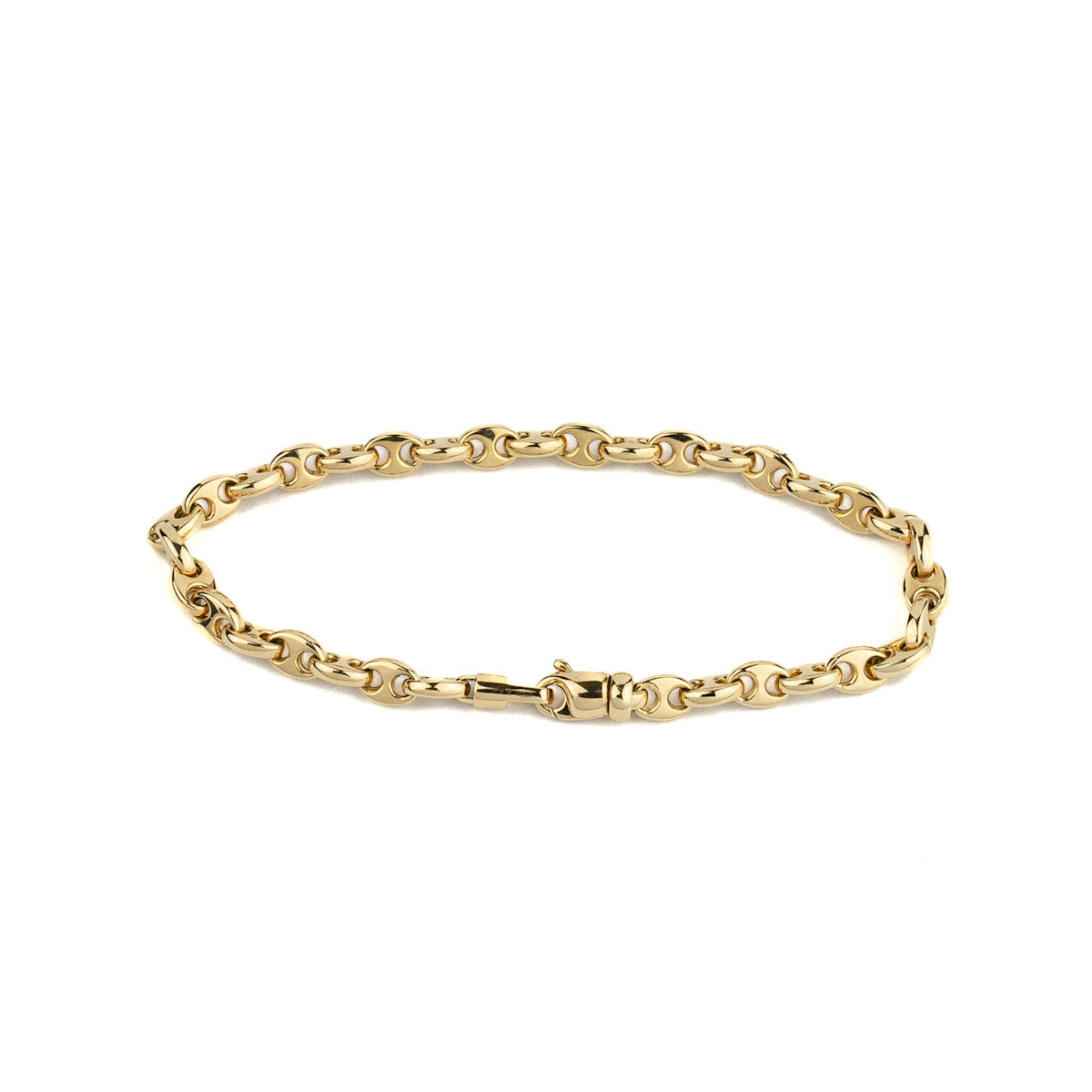 18K Gold Double G Style Bracelet