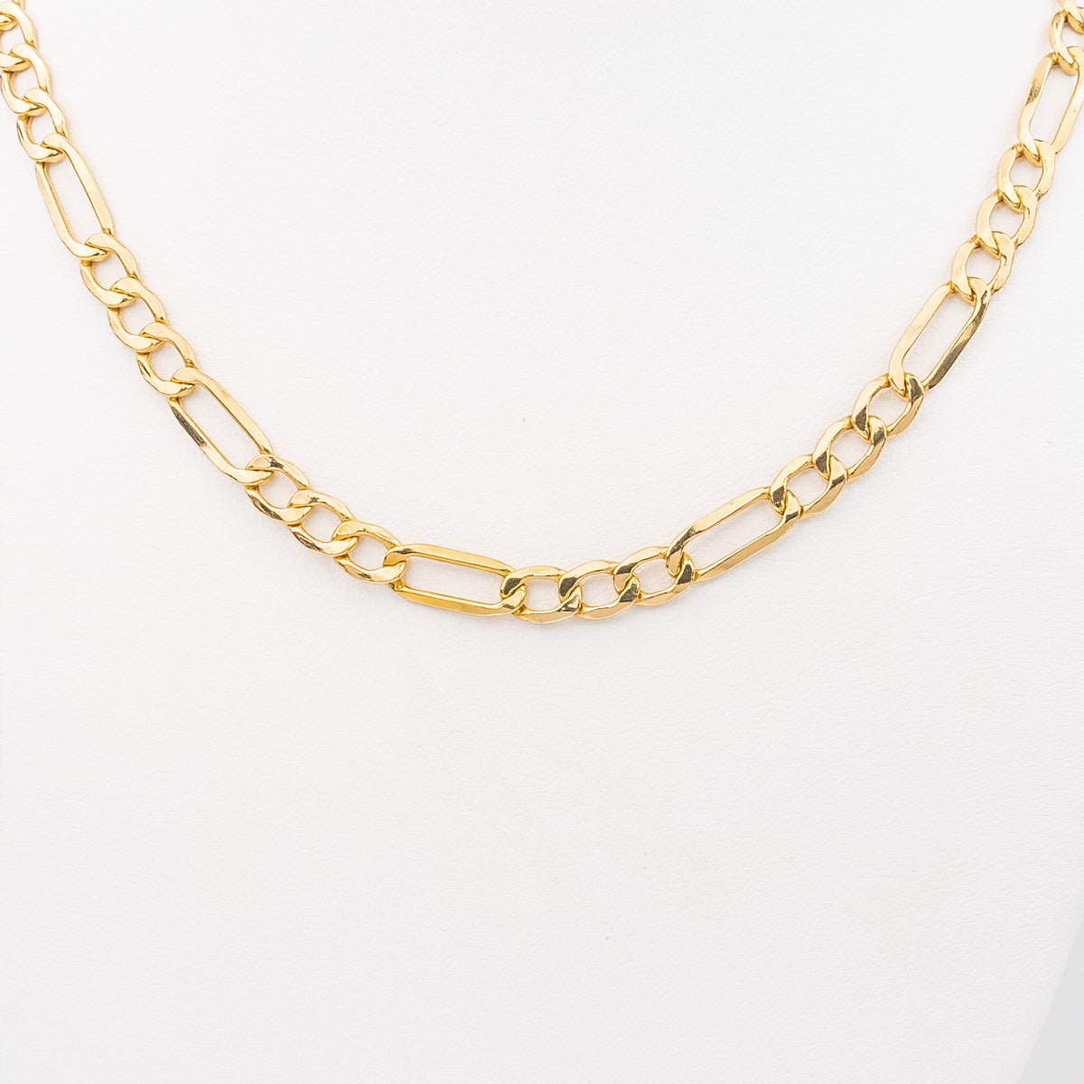 18K Gold Figaro Chain