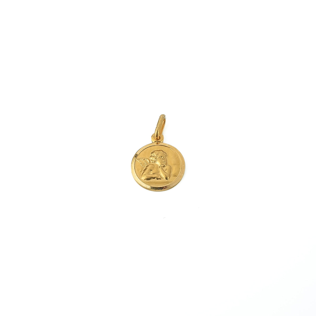 18K Gold Guardian Angel