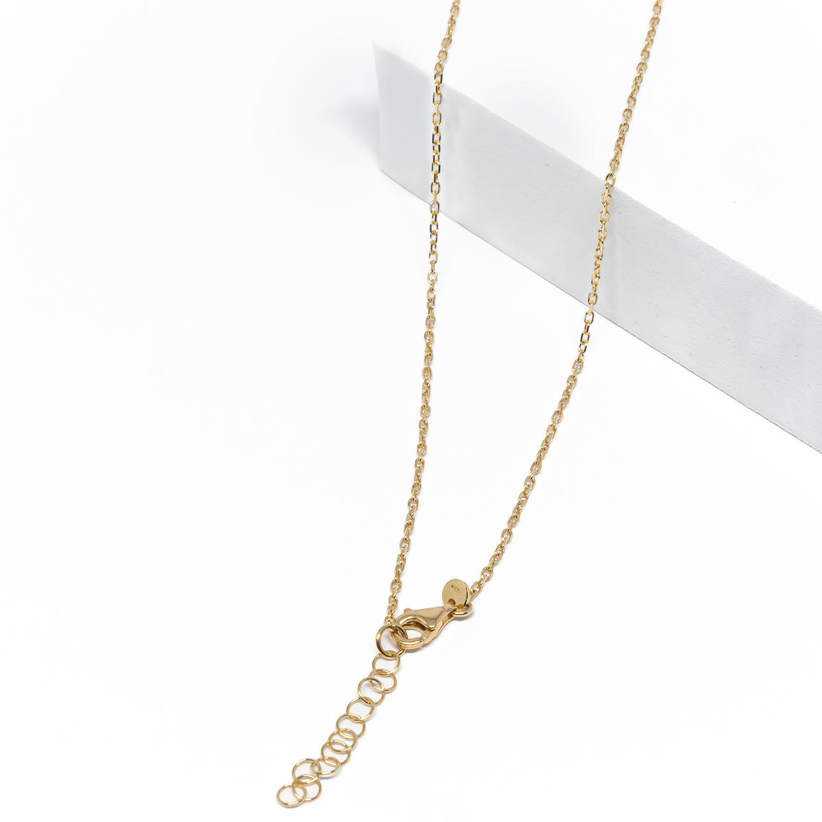 18K Gold Mirror Heart Necklace