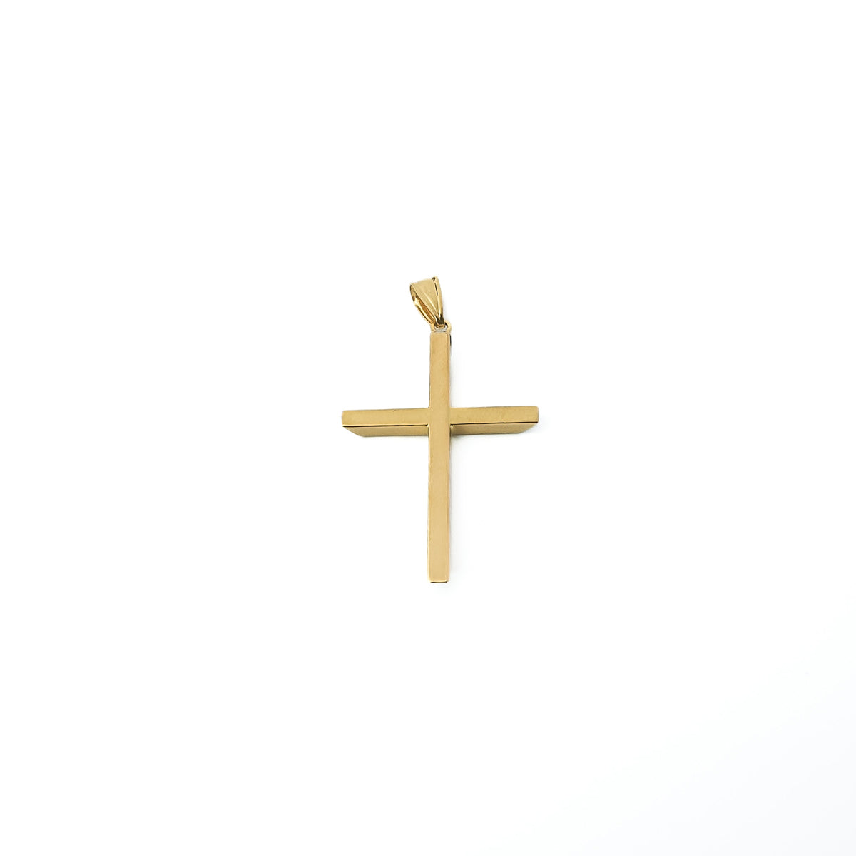 18K Gold Hollow Cross