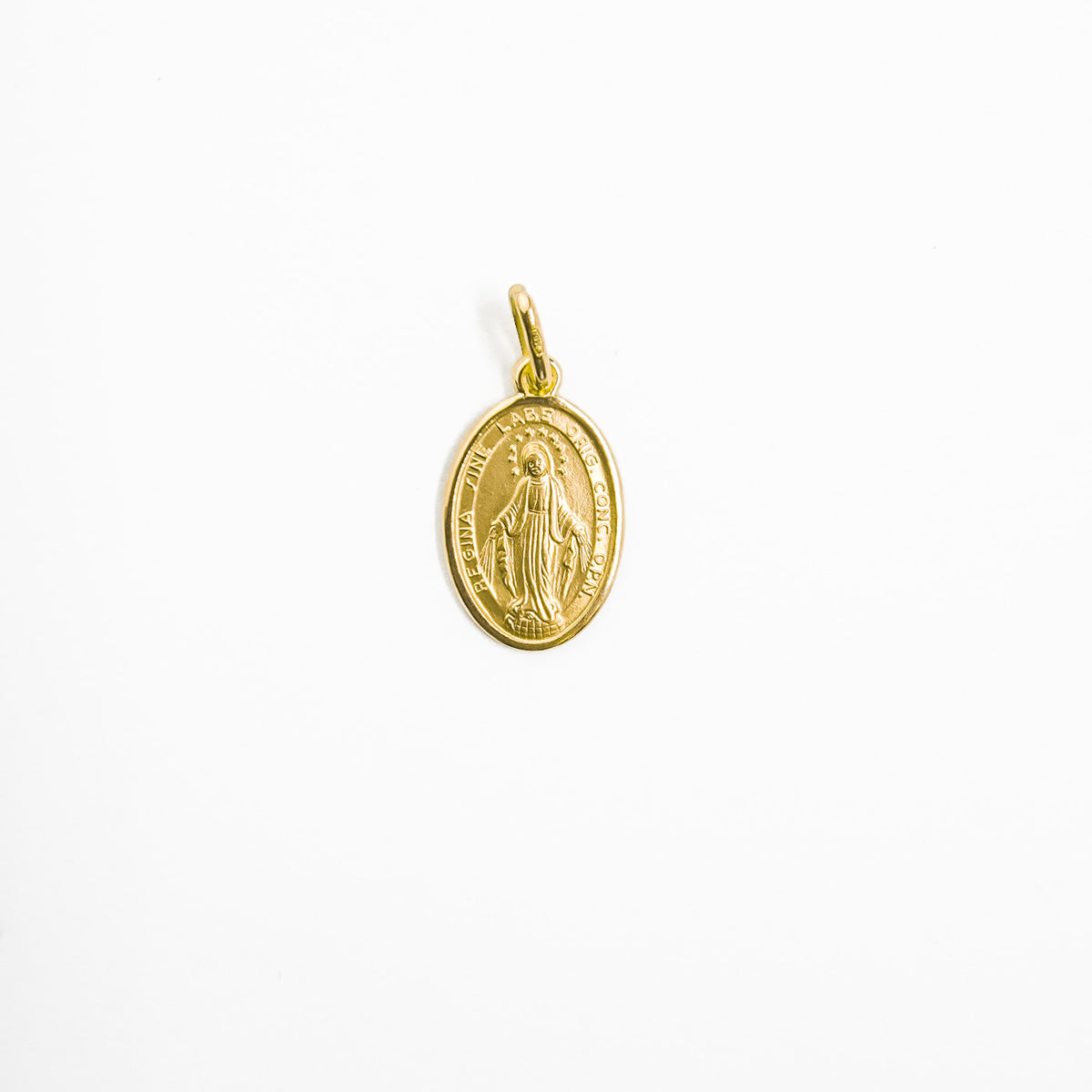 18K Gold Medium Miraculous Medal Front