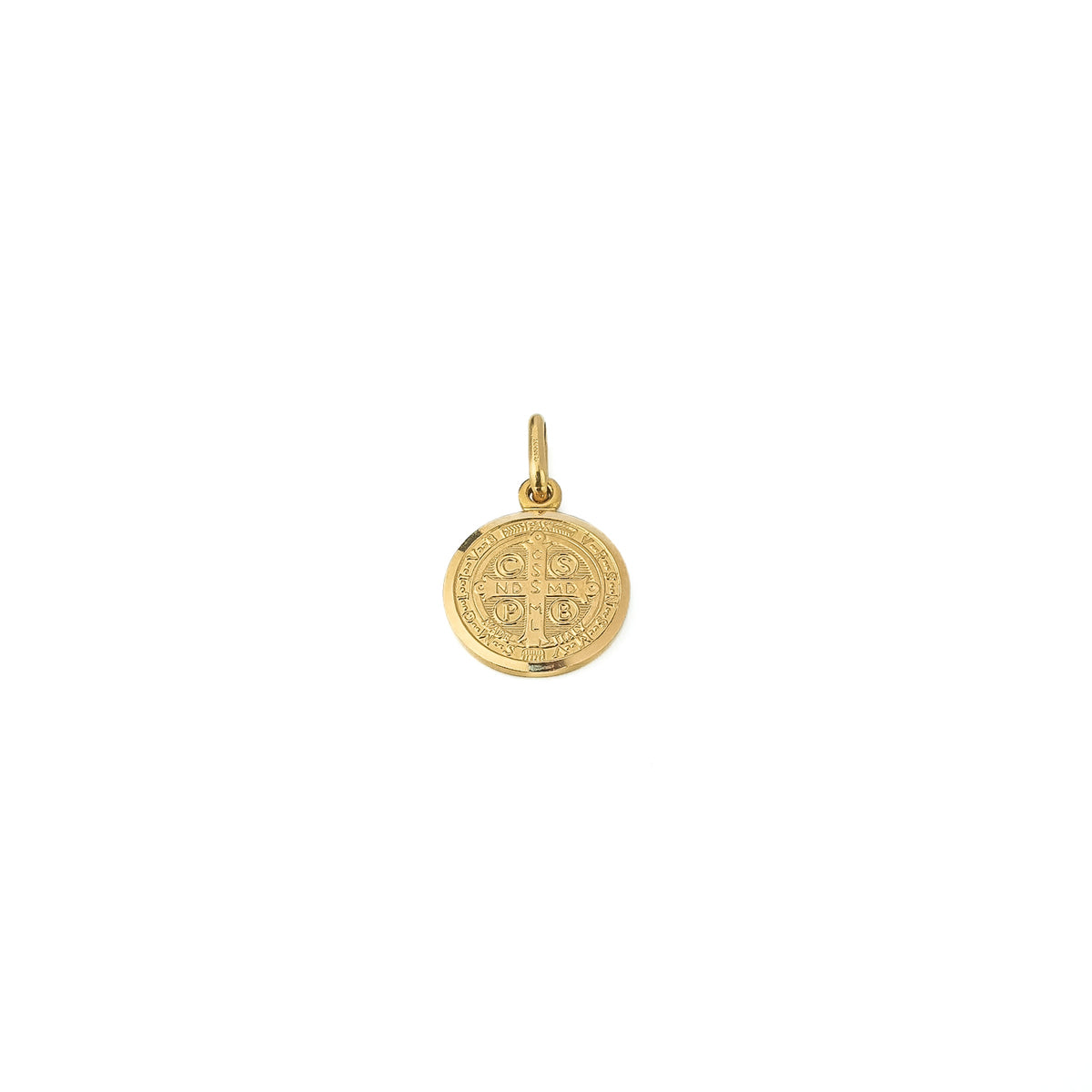 18K Gold Medium Saint Benedict Medal