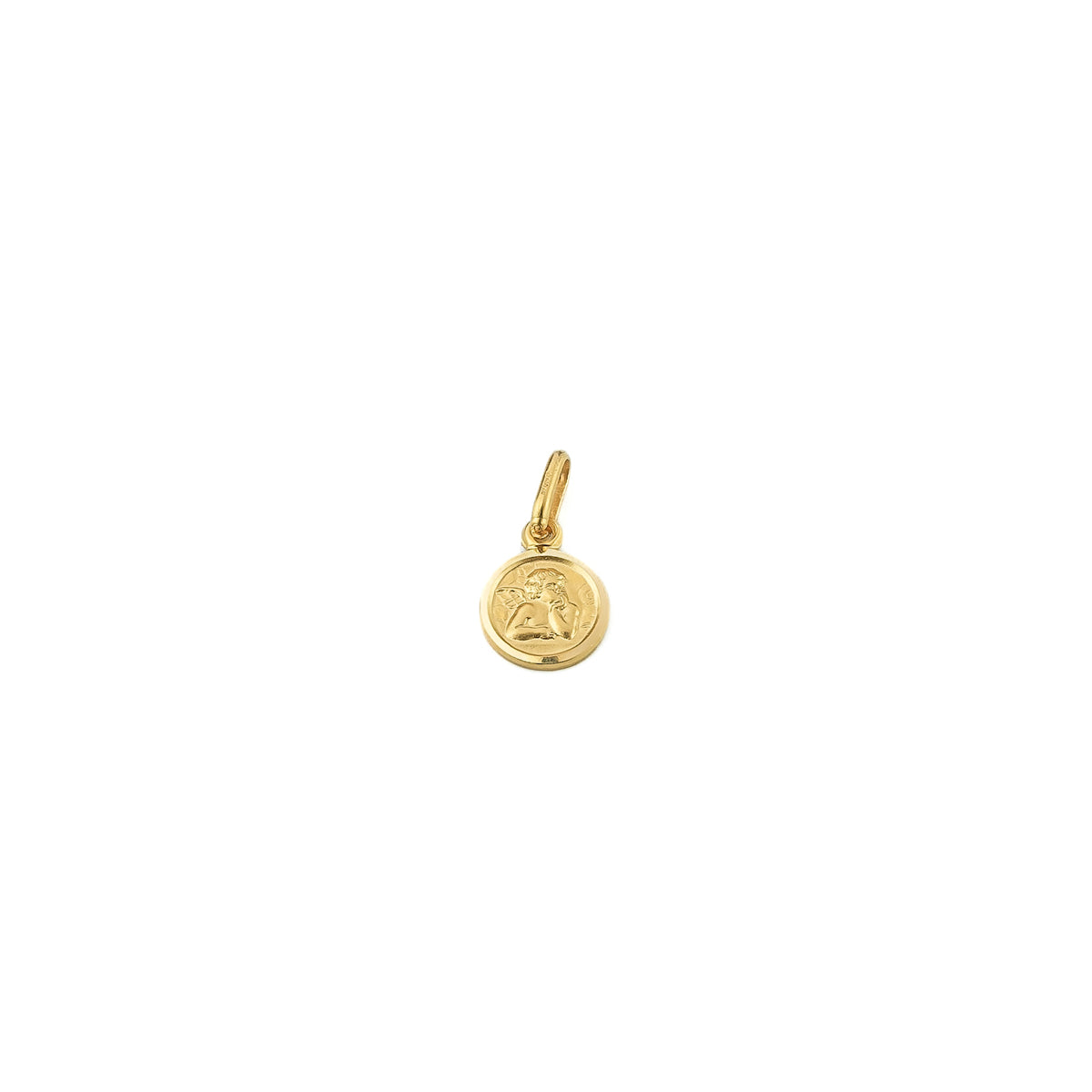 18K Yellow Gold Mini Guardian Angel