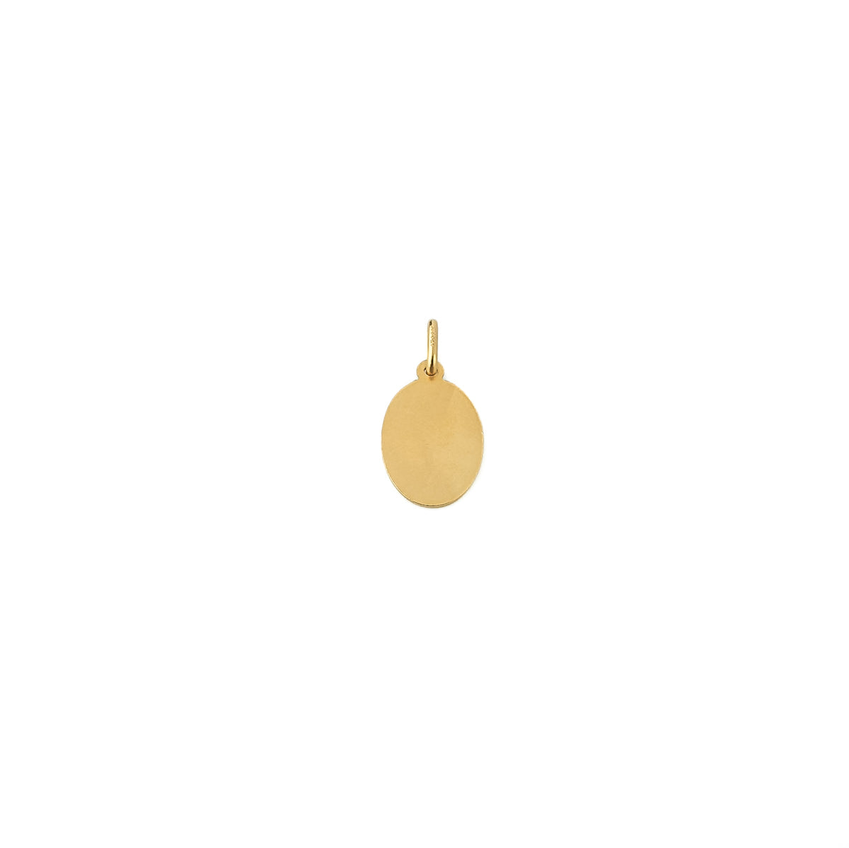 18K Gold Oval Nuestra Sra de Guadalupe