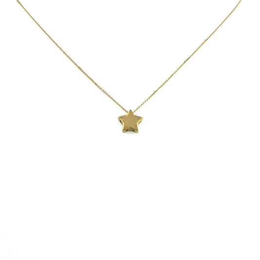 18K Gold Star Necklace