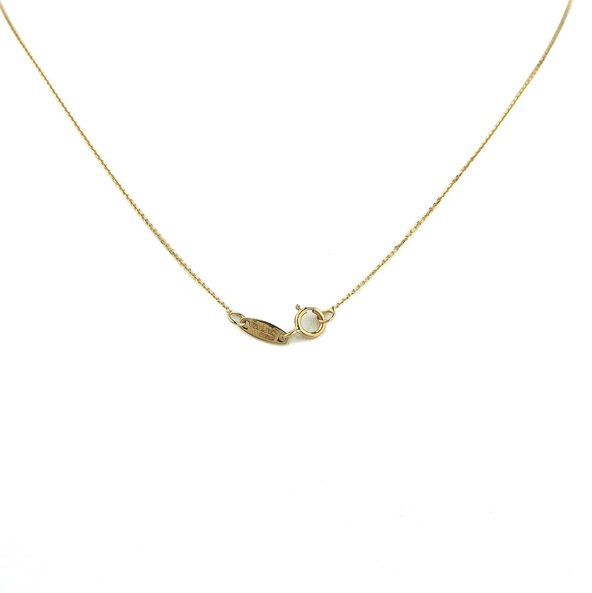 18K Gold Cross Necklace