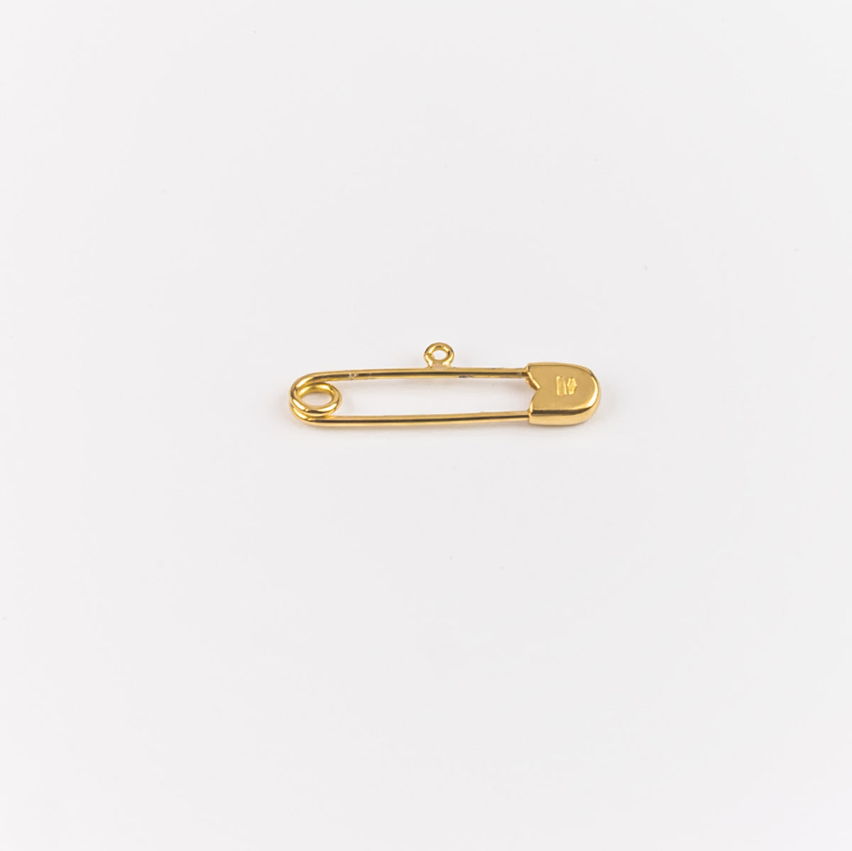 18K Gold Safety Pin