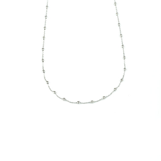 18K Gold Bead Necklace